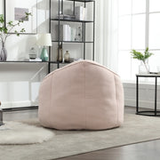 Bedding Bean Bag Sofa Chair – High-Pressure Foam Bean Bag with Padded Cushion & Footrest