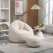 Bedding Bean Bag Sofa Chair – High-Pressure Foam with Soft Padded Cushion