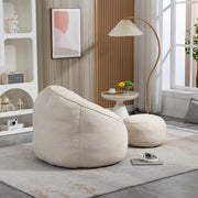 Bedding Bean Bag Sofa Chair – High-Pressure Foam with Soft Padded Cushion