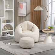 Bedding Bean Bag Sofa Chair – High-Pressure Foam with Soft Padded Cushion
