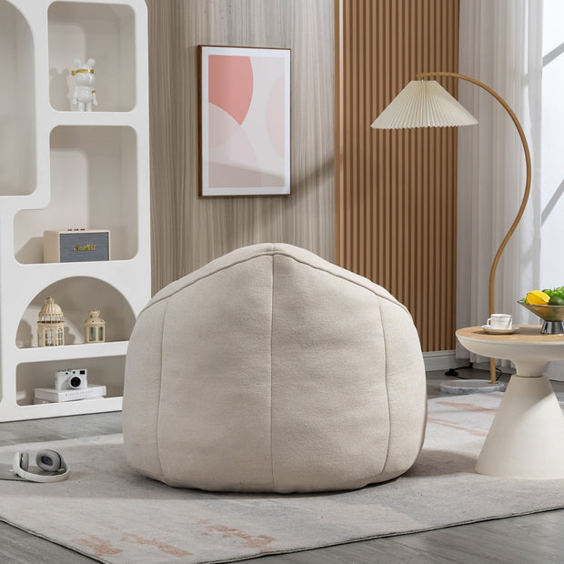 Bedding Bean Bag Sofa Chair – High-Pressure Foam with Soft Padded Cushion
