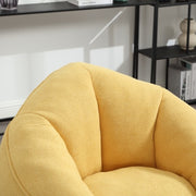 Bedding Bean Bag Sofa Chair – High-Pressure Foam Bean Bag with Padded Cushion & Footrest