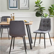 Set of 4 Modern Kitchen Dining Chairs – Stylish & Comfortable Seating