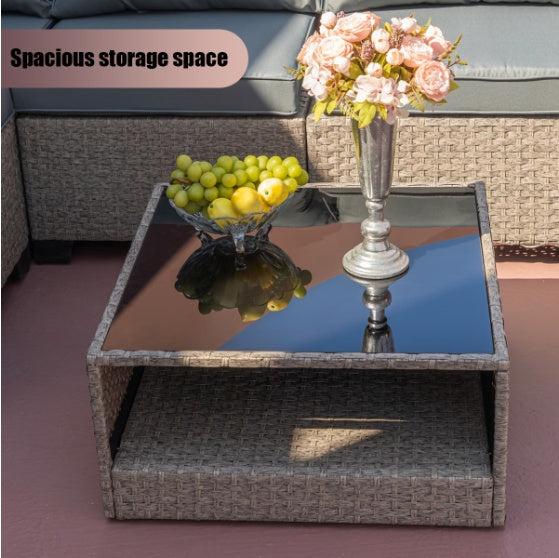7-Piece Patio Sofa Furniture Set – Outdoor Seating with Comfort & Style
