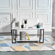 2-Layer Marble Coffee Table – 1.5cm Thick Elegant & Durable Design