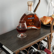 5-Tier Freestanding Wine Rack with Glass Holder & Storage Shelves