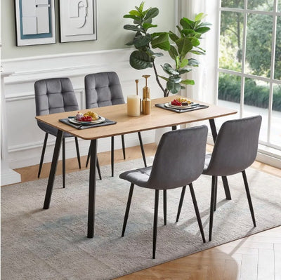 Set of 4 Modern Kitchen Dining Chairs – Stylish & Comfortable Seating