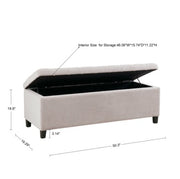 Tufted Top Storage Bench – Soft Close Design, Elegant Upholstered Seat with Hidden Storage for Bedroom, Entryway & Living Room