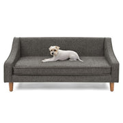 Durable Elevated Dog Sofa Bed with Modern Irregular Armrest – Soft & Comfortable Pet Sofa