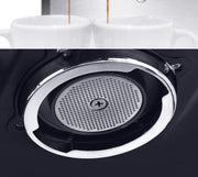 Italian Semi-Automatic Coffee Maker – Compact High-Pressure Machine with Steam Milk Frother