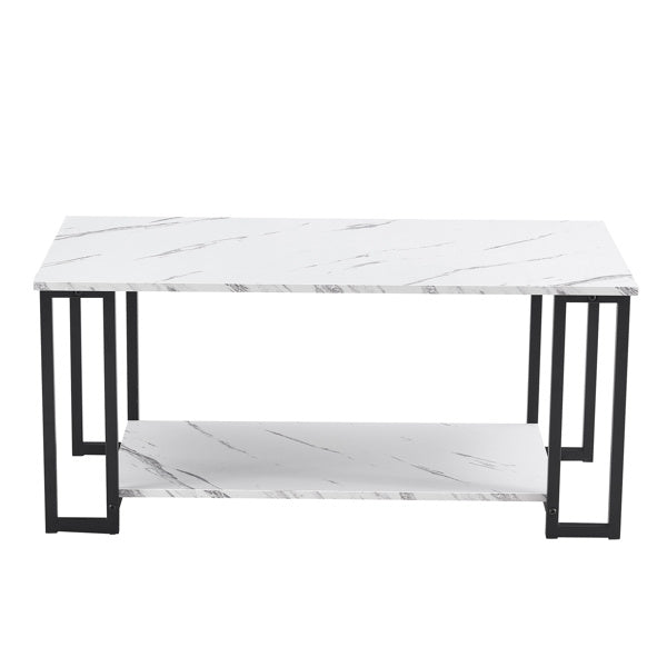 2-Layer Marble Coffee Table – 1.5cm Thick Elegant & Durable Design