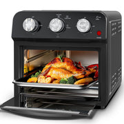 12.5 Qt Air Fryer – Multi-Function Cooking with Grill, Bake, Defrost & Presets for Fries, Pizza, Chicken, Fish & Toast, Dual Knob Control