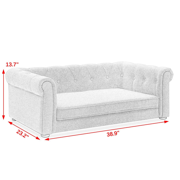 Elegant Rectangle Elevated Pet Bed – Durable & Comfortable for Medium and Large Dogs