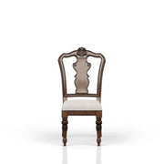 Mahogany Traditional Side Chair – Classic Design for Dining or Accent Seating