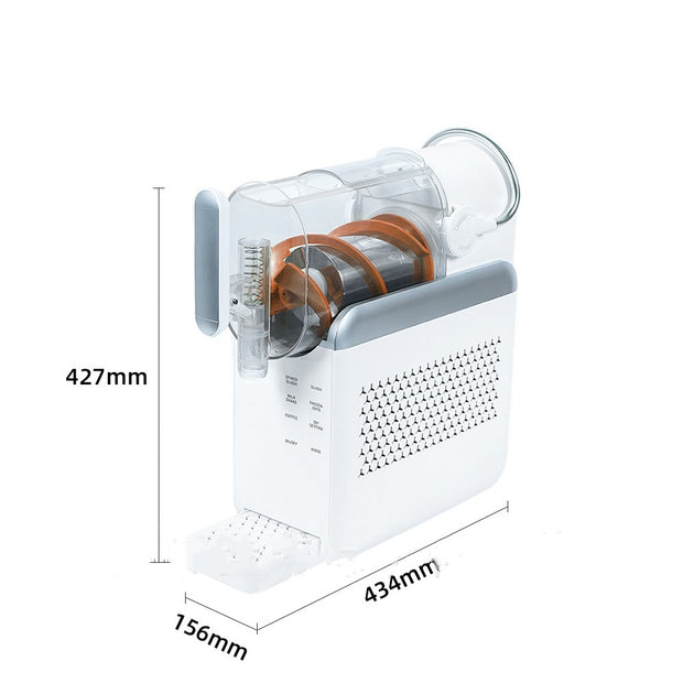 240W Slush Machine – 18L Milkshake & Ice Drink Maker, Fast 10-15 Minutes Cooling Table Ice Machine