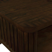 Rectangular Wooden Coffee Table – Simple & Durable Living Room Design