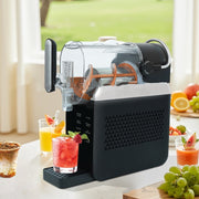 240W Slush Machine – 18L Milkshake & Ice Drink Maker, Fast 10-15 Minutes Cooling Table Ice Machine