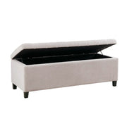 Tufted Top Storage Bench – Soft Close Design, Elegant Upholstered Seat with Hidden Storage for Bedroom, Entryway & Living Room
