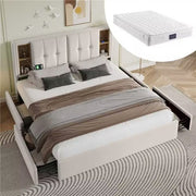 Metal Velvet Bed Frame – Elegant & Sturdy Design for a Luxurious Bedroom