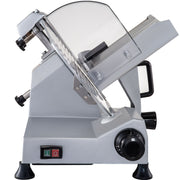 VEVOR 320W Commercial Meat Slicer – 12" Carbon Steel Blade, 350-400RPM Electric Deli Slicer with Adjustable Thickness 0-0.6" for Meat, Cheese, Veggies & Ham