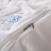 Four-Piece Nordic Style Bedding Set – Simple Solid Color Quilt Cover & Sheets