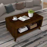 Rectangular Wooden Coffee Table – Classic & Durable Design for Living Room