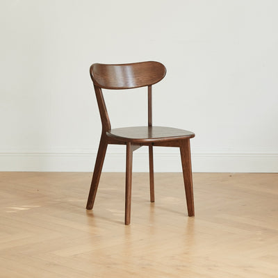2 PCS FAS Grade Oak Dining Chairs – Natural Wood, Made in USA