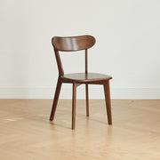 2 PCS FAS Grade Oak Dining Chairs – Natural Wood, Made in USA