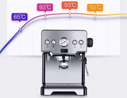 Italian Semi-Automatic Coffee Maker – Compact High-Pressure Machine with Steam Milk Frother