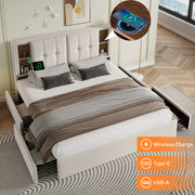 Metal Velvet Bed Frame – Elegant & Sturdy Design for a Luxurious Bedroom