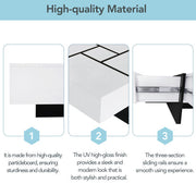 Unique Design Coffee Table with 4 Hidden Storage Compartments – Stylish & Functional