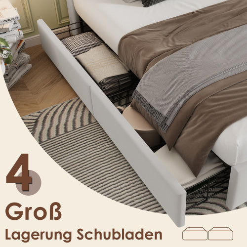 Metal Velvet Bed Frame – Elegant & Sturdy Design for a Luxurious Bedroom