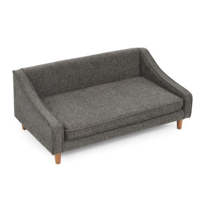 Durable Elevated Dog Sofa Bed with Modern Irregular Armrest – Soft & Comfortable Pet Sofa