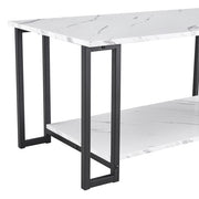 2-Layer Marble Coffee Table – 1.5cm Thick Elegant & Durable Design