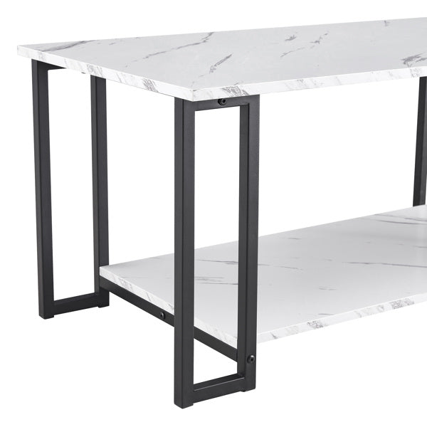 2-Layer Marble Coffee Table – 1.5cm Thick Elegant & Durable Design