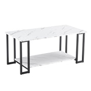 2-Layer Marble Coffee Table – 1.5cm Thick Elegant & Durable Design