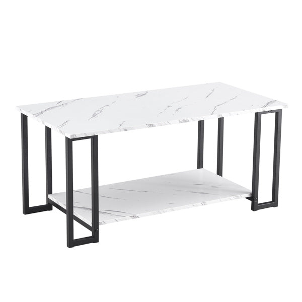 2-Layer Marble Coffee Table – 1.5cm Thick Elegant & Durable Design