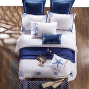 Four-Piece Nordic Style Bedding Set – Simple Solid Color Quilt Cover & Sheets