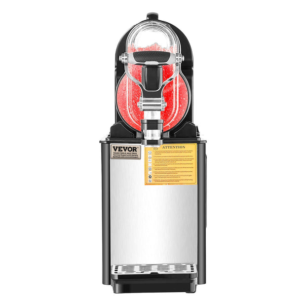 Commercial 3L Slushy Machine – Single Bowl 330W Slush Drink Maker with Temperature Preservation, Stainless Steel